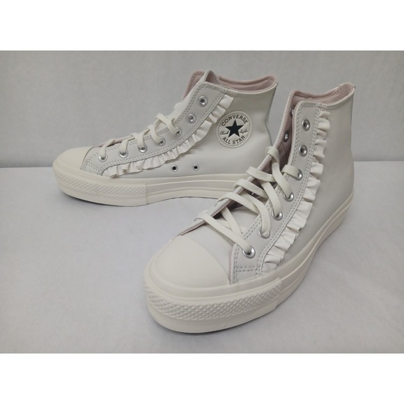 Converse Womens Chuck Taylor All Star Lift HI Sneakers A13388C Vint White Sz 9.5 - Picture 3 of 10